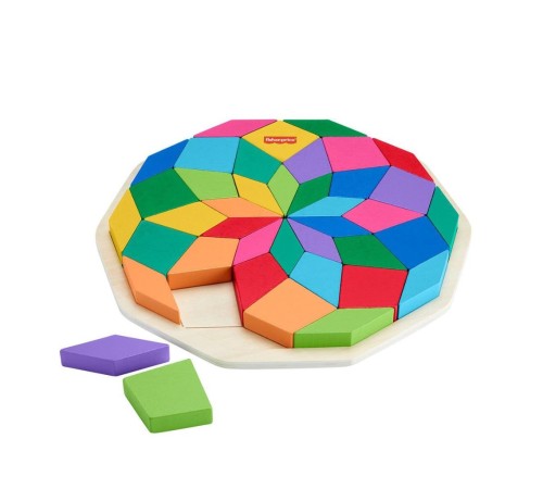 HXT94 Fisher-Price Ahşap Mandala Yapboz HXT94 Fisher-Price Ahşap Mandala Yapboz