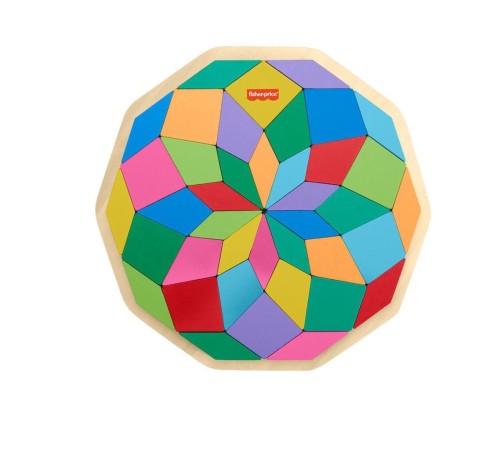 HXT94 Fisher-Price Ahşap Mandala Yapboz HXT94 Fisher-Price Ahşap Mandala Yapboz