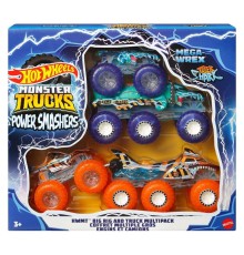 HYJ29 Hot Wheels Monster Trucks Power Smashers Çoklu Paket