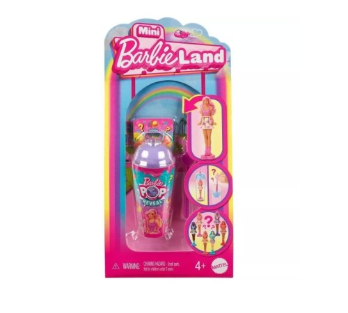HYM26 Mini Barbieland Pop Reveal Bebekler HYM26 Mini Barbieland Pop Reveal Bebekler