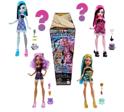 HYV64 Monster High Gizemli Sırlar Havalı Pijama Partisi Serisi