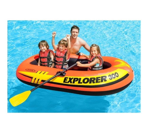 IB58332 Intex Explorer Bot 300 Set (Kürek-Pompa) 211x117x41 cm