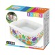 IH57471 Intex Akvaryum Desenli Kare Havuz 159x159x50cm