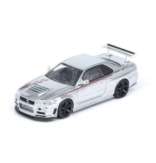 Inno 1/64 Nissan Skyline GT-R R34 Nismo R-Tune Chrome 3