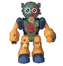 Işıklı ve Müzikli Şeffaf Renkli Robot