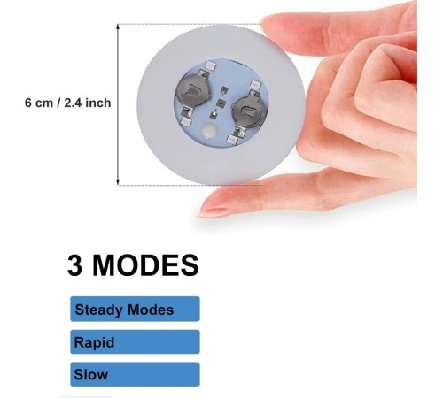 Işıklı Yapışkanlı Bardak Altı Aparatı Ledli 3 Fonksiyonlu 6 cm Çap Işıklı Yapışkanlı Bardak Altı Aparatı Ledli 3 Fonksiyonlu 6 cm Çap