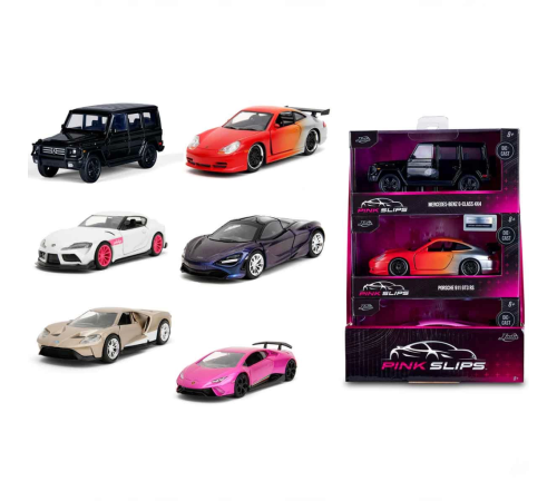 Jada 1:32 Pink Slips Model Oto Display 253292000 Jada 1:32 Pink Slips Model Oto Display 253292000