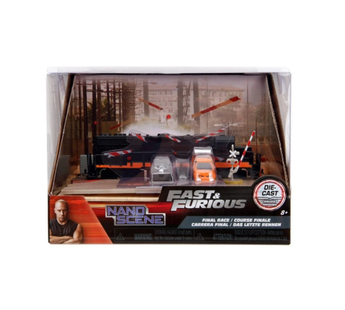Jada Fast & Furious Nano Train Scene Diorama Jada Fast & Furious Nano Train Scene Diorama