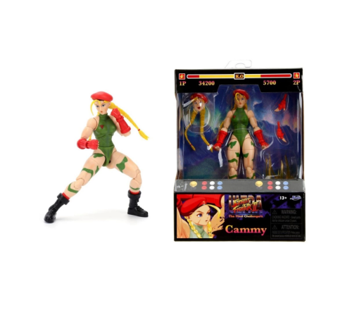 Jada Street Fighter II Cammy White Figür Jada Street Fighter II Cammy White Figür