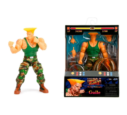 Jada Street Fighter II Guile Figür Jada Street Fighter II Guile Figür