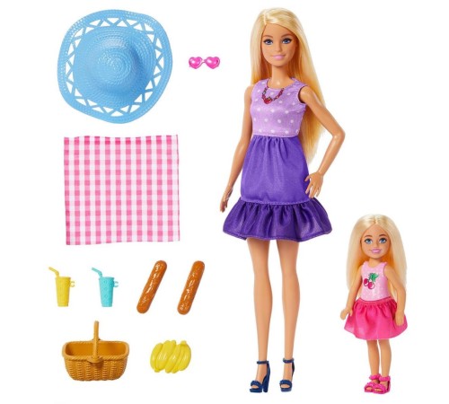 JBF43 Barbie Malibu ve Chelsea ve Aksesuarları JBF43 Barbie Malibu ve Chelsea ve Aksesuarları
