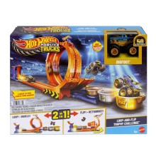 JBX64 Hot Wheels Monster Trucks Döngü ve Takla Bigfoot Oyun Parkuru