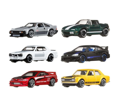 JBY77 Hot Wheels Japon Temalı Çoklu Arabalar