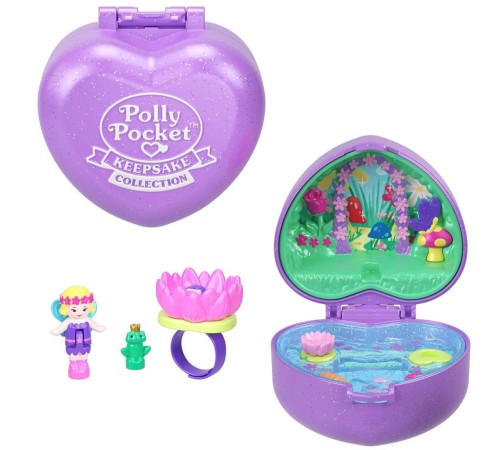JCB24 Polly Pocket Yüzük Kutusu Oyun Seti