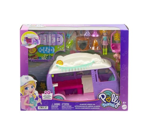 JCC32 Polly Pocket Eğlenceli Karavan Oyun Seti JCC32 Polly Pocket Eğlenceli Karavan Oyun Seti
