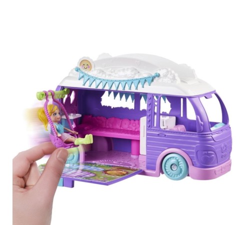 JCC32 Polly Pocket Eğlenceli Karavan Oyun Seti JCC32 Polly Pocket Eğlenceli Karavan Oyun Seti