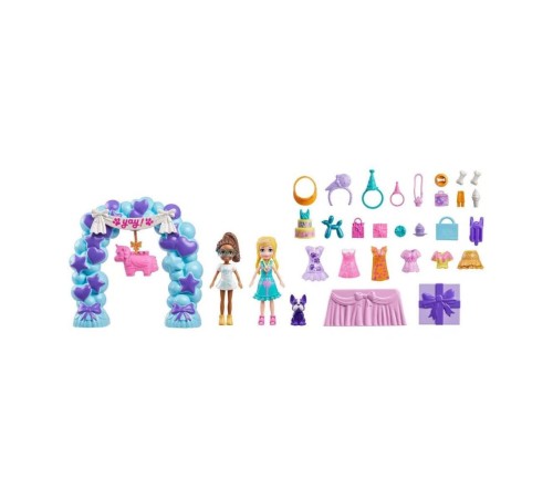 JCC33 Polly Pocket Pollynin Doğum Günü Partisi Paketi JCC33 Polly Pocket Pollynin Doğum Günü Partisi Paketi