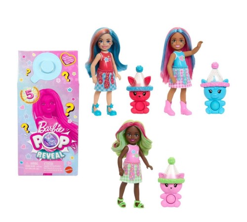 JCN89 Barbie Chelsea POP Reveal Milkshake Serisi JCN89 Barbie Chelsea POP Reveal Milkshake Serisi