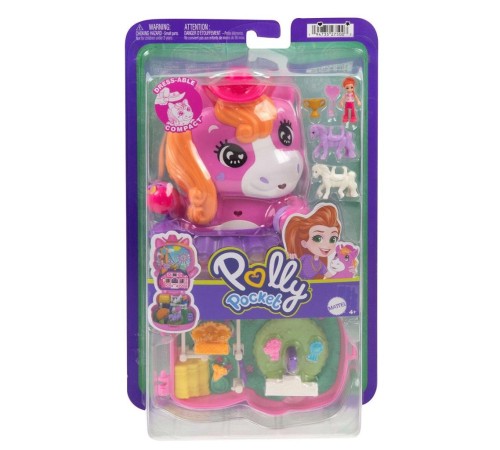JCR39 Polly Pocket Midilliyle Rodeo Heyecanı Mikro Oyun Seti JCR39 Polly Pocket Midilliyle Rodeo Heyecanı Mikro Oyun Seti