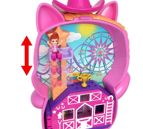JCR39 Polly Pocket Midilliyle Rodeo Heyecanı Mikro Oyun Seti JCR39 Polly Pocket Midilliyle Rodeo Heyecanı Mikro Oyun Seti