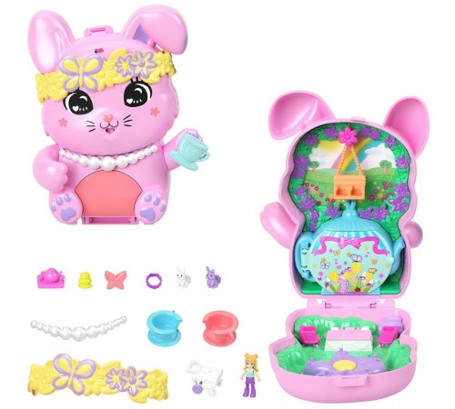 JCR40 Polly Pocket Tavşancığın Çay Partisi Mikro Oyun Seti