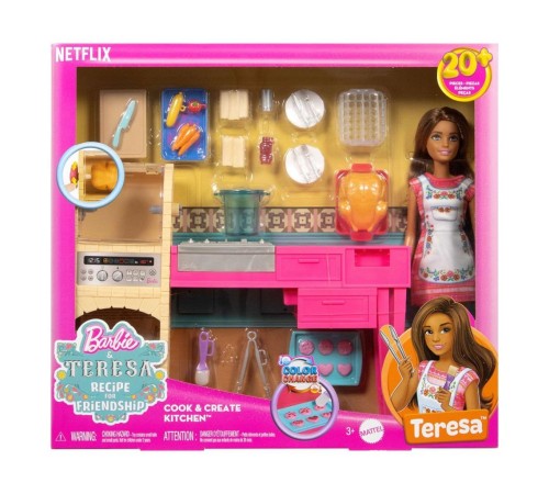 JCT06 Teresa ve Mutfağı Oyun Seti - Barbie and Teresa Recipe for Friendship JCT06 Teresa ve Mutfağı Oyun Seti - Barbie and Teresa Recipe for Friendship