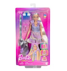 JCT72 Barbie Upuzun Muhteşem Saçlı Bebek - Saç Tasarım Oyun Seti