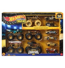 JDW07 Hot Wheels Monster Trucks Bigfoot Trophy Şampiyonları Araba ve Kamyon Çokl