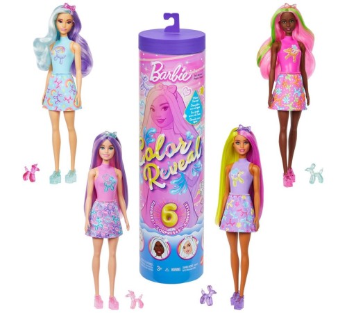 JFV58 Barbie Color Reveal Balondan Hayvan Figürleri Serisi