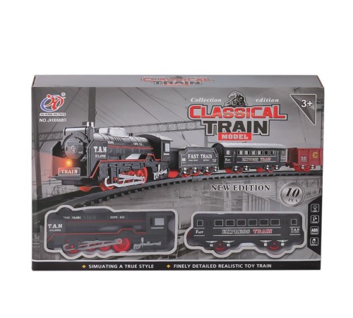 JHX6689 Sesli Işıklı Tren 10 Parça