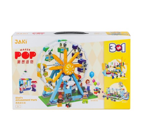 JK2180 Jaki Sissi'nin Eğlence Parkı 3IN1 Blok Seti -Vagon life JK2180 Jaki Sissi'nin Eğlence Parkı 3IN1 Blok Seti -Vagon life