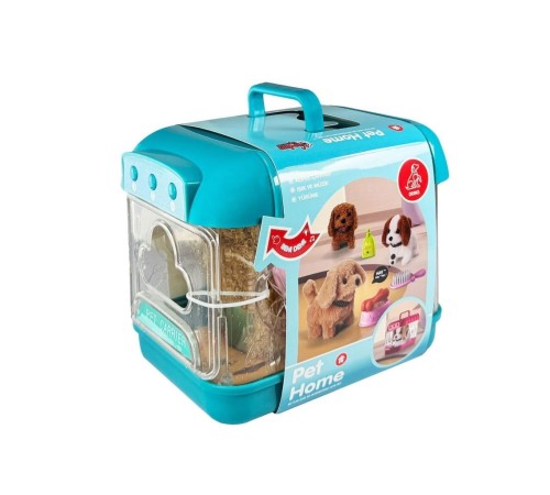 JND-6806 Hareketli Köpek ve Işıklı Sesli Şeffaf Kafes Seti -Vardem Oyuncak JND-6806 Hareketli Köpek ve Işıklı Sesli Şeffaf Kafes Seti -Vardem Oyuncak