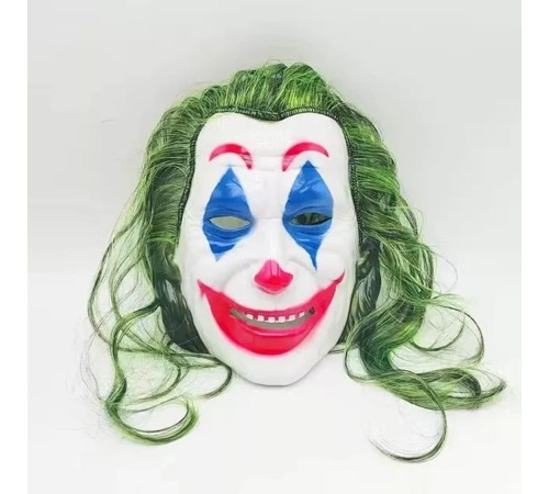 Joaquin Phoenix Joker Maskesi Yeşil Saçlı Joaquin Phoenix Joker Maskesi Yeşil Saçlı