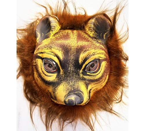 Kahverengi Saçlı Kaplan Aslan Leopar Maskesi Mega Peluş 32 No Kahverengi Saçlı Kaplan Aslan Leopar Maskesi Mega Peluş 32 No