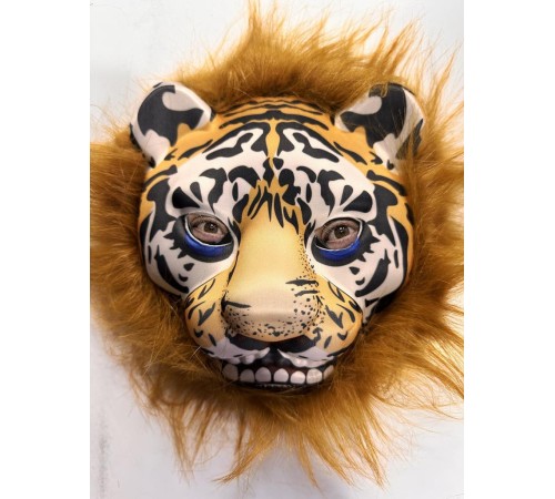 Kahverengi Yeleli Saçlı Peluş Aslan Maskesi Mega Peluş 23 No Kahverengi Yeleli Saçlı Peluş Aslan Maskesi Mega Peluş 23 No