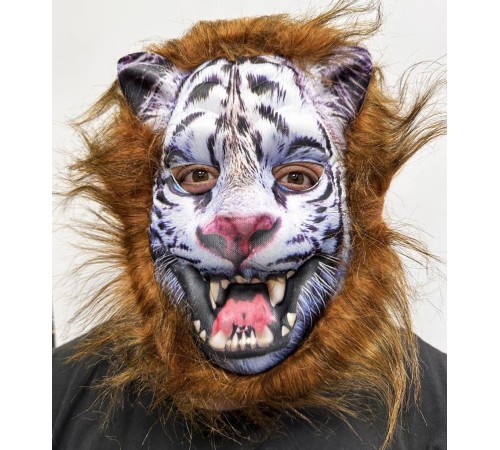 KahverengiSaçlıDişliKurtMaskesiKöpekMaskesiMegaPeluş12No