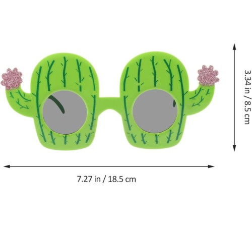 Kaktüs Temalı Hawaii Yaz Partisi Gözlüğü 8.5x18.5 cm Kaktüs Temalı Hawaii Yaz Partisi Gözlüğü 8.5x18.5 cm