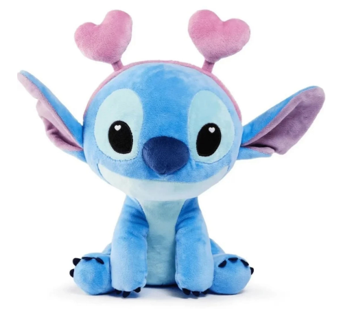 Kalp Kulaklıklı Stitch Peluş 25 cm Kalp Kulaklıklı Stitch Peluş 25 cm