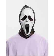 Kapşonlu Çığlık Maskesi Scream Maskesi - Hayalet Maskesi 33x21 cm