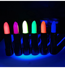 Karanlıkta Parlayan Yanan UV Neon Ruj Yüz Boyama 6 Adet 6 Renk