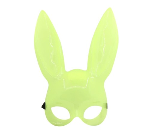 Karanlıkta Yanan Glow Floresan Tavşan Maskesi 32x22 cm Karanlıkta Yanan Glow Floresan Tavşan Maskesi 32x22 cm