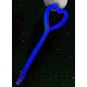 Karanlıkta Yanan Glow Stick Partisi Kalp Şekilli Asa Sopa 6 Renk 6 Adet