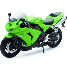 Kawasaki 1/12 Zx-10r 2006 Model Yeşil Motorsiklet