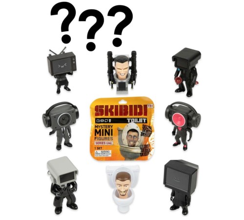 KBD01000 Skibidi Toilet Mini Figür Surpriz Paket KBD01000 Skibidi Toilet Mini Figür Surpriz Paket