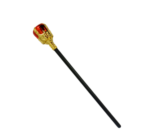 Kırmızı Topuzlu Kral Asası Kraliyet Asası 1 Adet