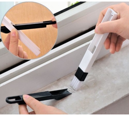 Klavye ve Pencere Oluğu Temizleme Fırçası Mini Kürekli