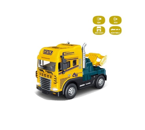 KLX600-345 Sürtmeli Işıklı Müzikli 1:24 Çekici (Tır Kafası) KLX600-345 Sürtmeli Işıklı Müzikli 1:24 Çekici (Tır Kafası)