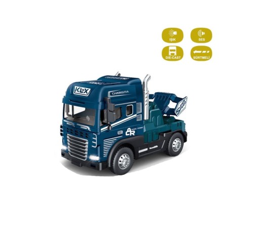KLX600-345 Sürtmeli Işıklı Müzikli 1:24 Çekici (Tır Kafası) KLX600-345 Sürtmeli Işıklı Müzikli 1:24 Çekici (Tır Kafası)