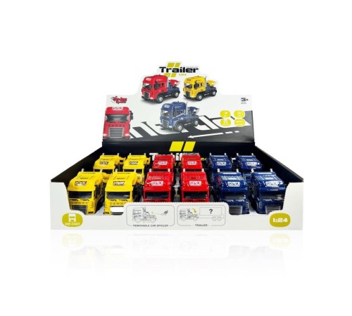 KLX600-345 Sürtmeli Işıklı Müzikli 1:24 Çekici (Tır Kafası) KLX600-345 Sürtmeli Işıklı Müzikli 1:24 Çekici (Tır Kafası)