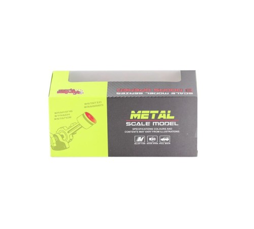 KM-36201A-Vardem Kutulu Çek Bırak 1:36 Metal Araba